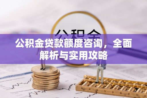 岱山公积金贷款额度咨询，全面解析与实用攻略